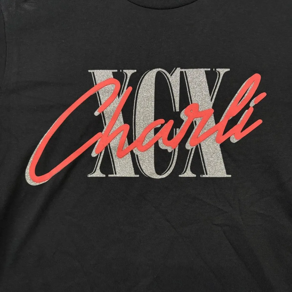 Charli XCX Long Sleeve – Logo Graphic Shirt 2010s Pop Aesthetic Size M  - Image 3
