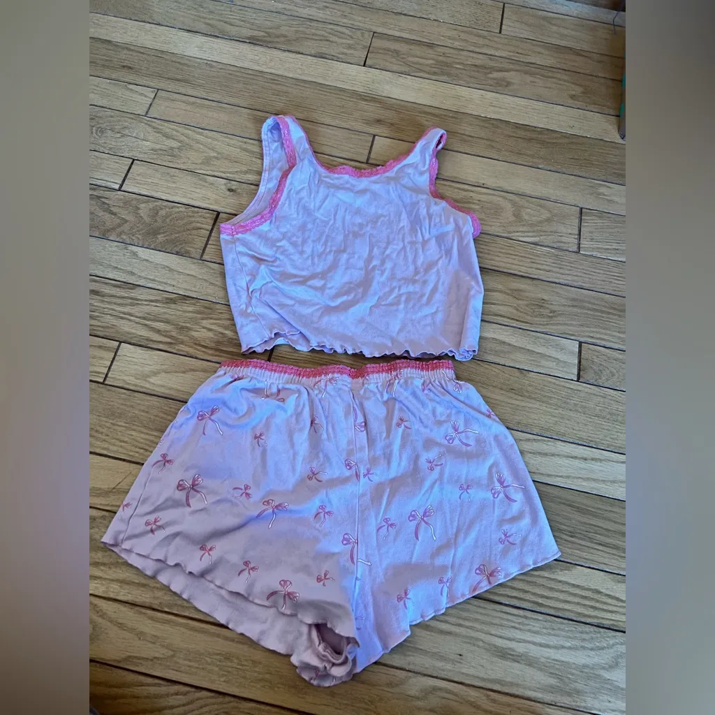 Love, Peace ✌️ & Lazy Days - Cotton Pajama Set - Image 7