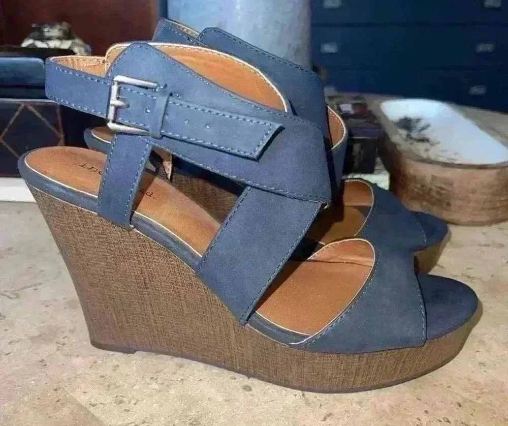 Indigo rd sandal wedge - Image 2