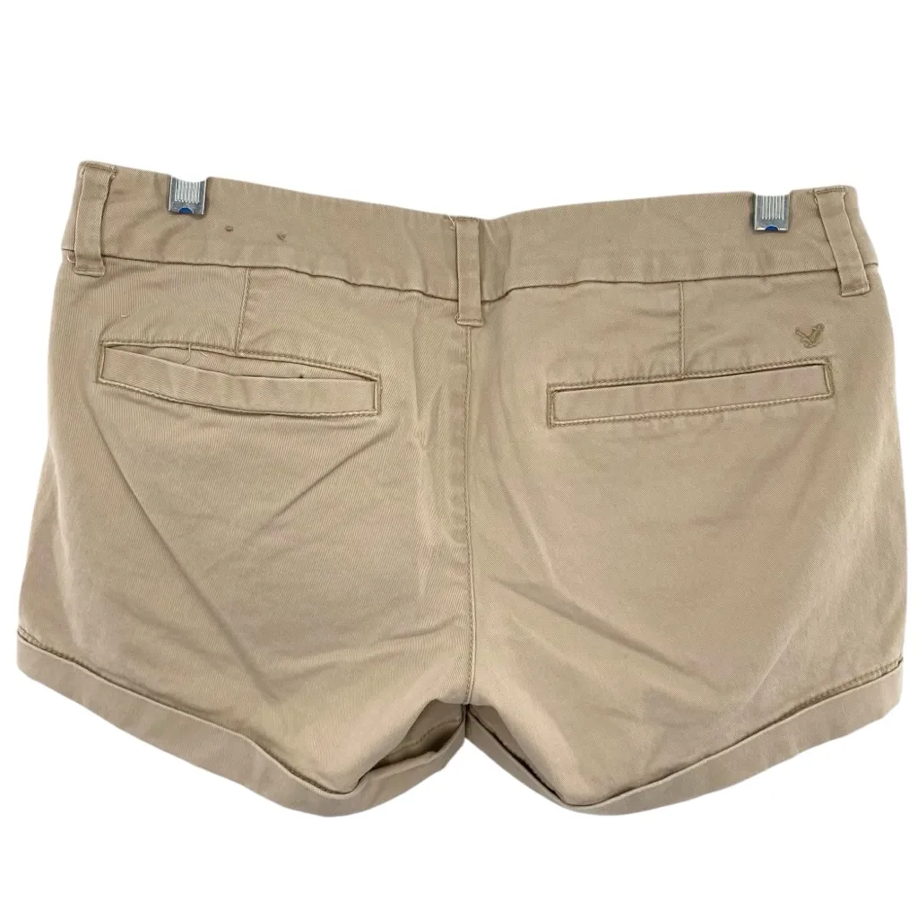 American Eagle Stretch Midi Khaki Shorts - Image 2