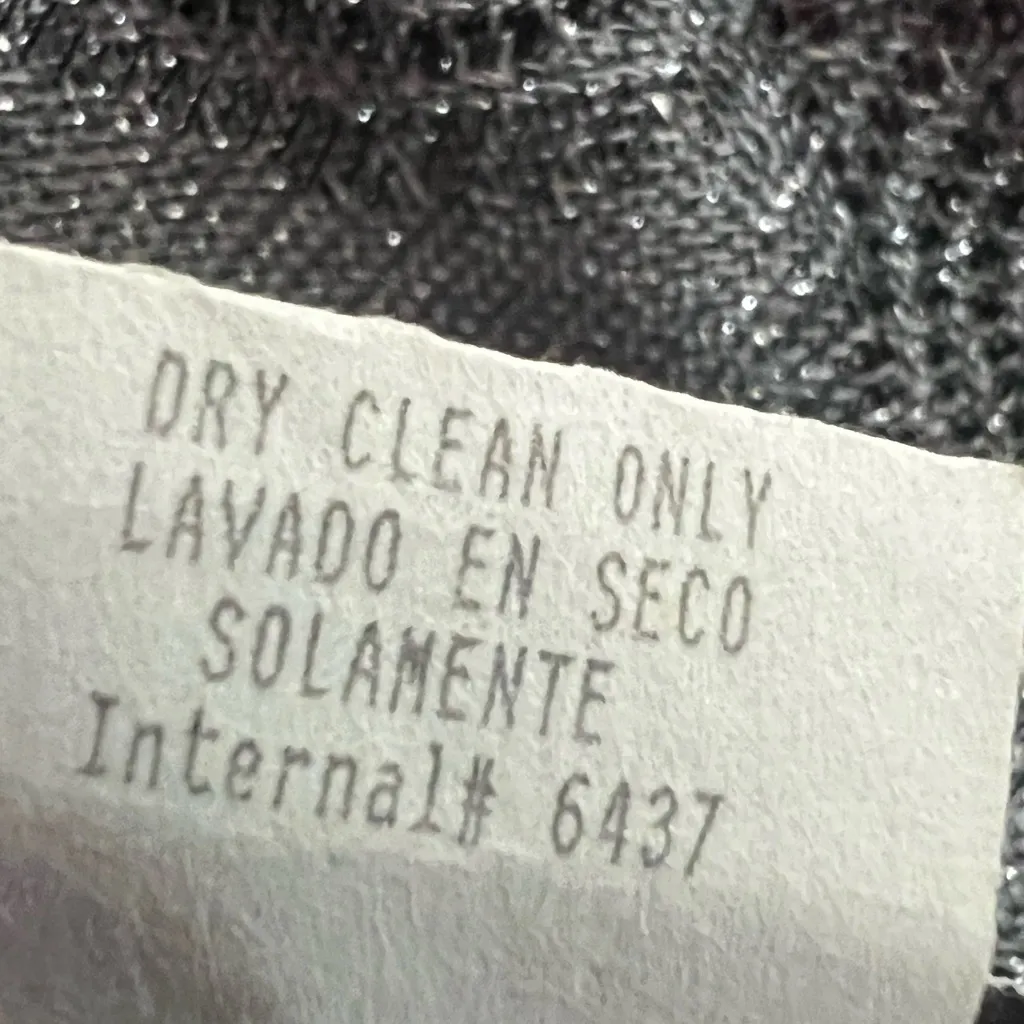 S.L. Fashion Silver Sparkle Fringe dress and Fringe Duster. Size 12 - Image 13