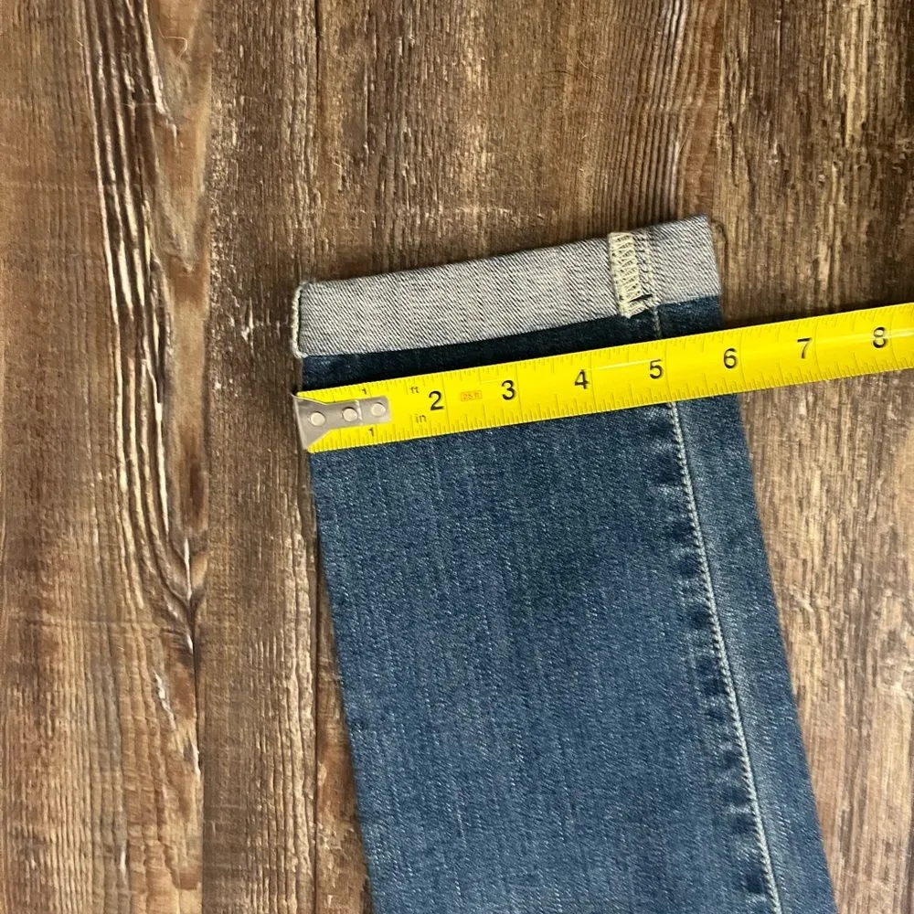 Adriano Goldschmied AG Cigarette Stilt Rollup Denim Jeans Size 28R - Image 4