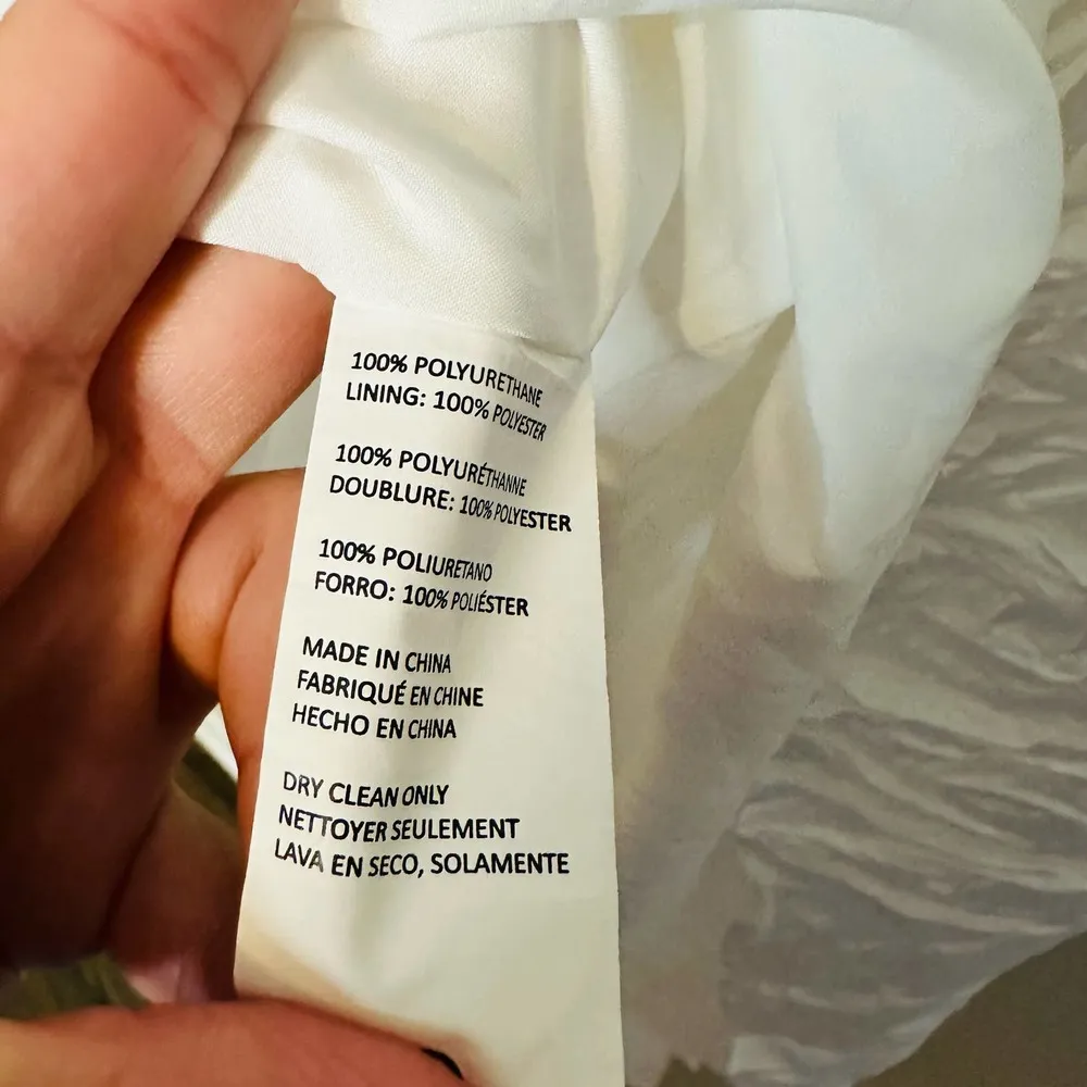 Bibhu Mohapatra Collective White Chiffon Sleeveless Square Neckline Maxi Size 2 - Image 11