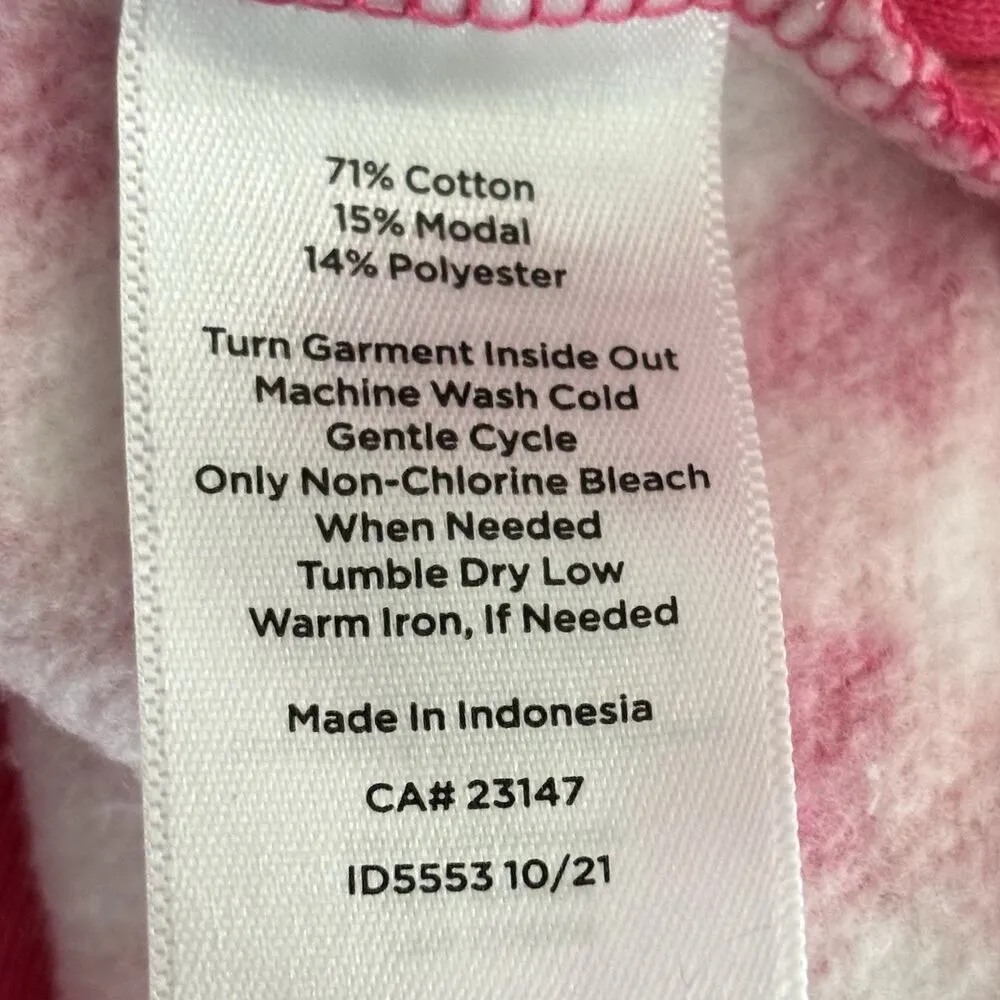 Talbots Size L Red Gingham Check Cotton Sweatshirt - Image 4