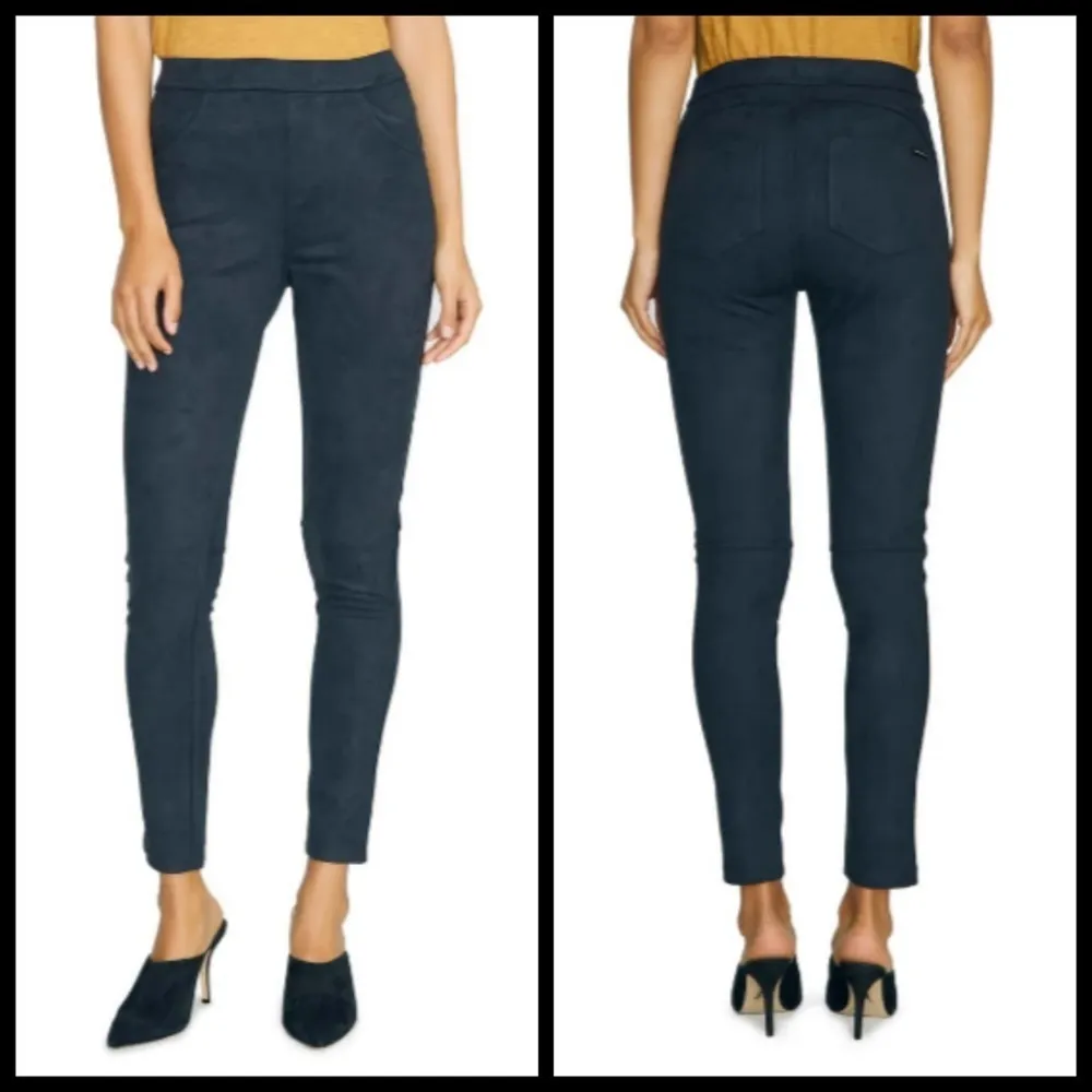 💕ANTHROPOLOGIE💕 Sanctuary Faux Suede Grease Leggings Black Small - Image 4