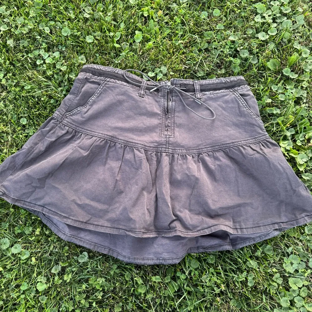 NWT AE High-Waisted Drawstring Mini Skirt - Image 4