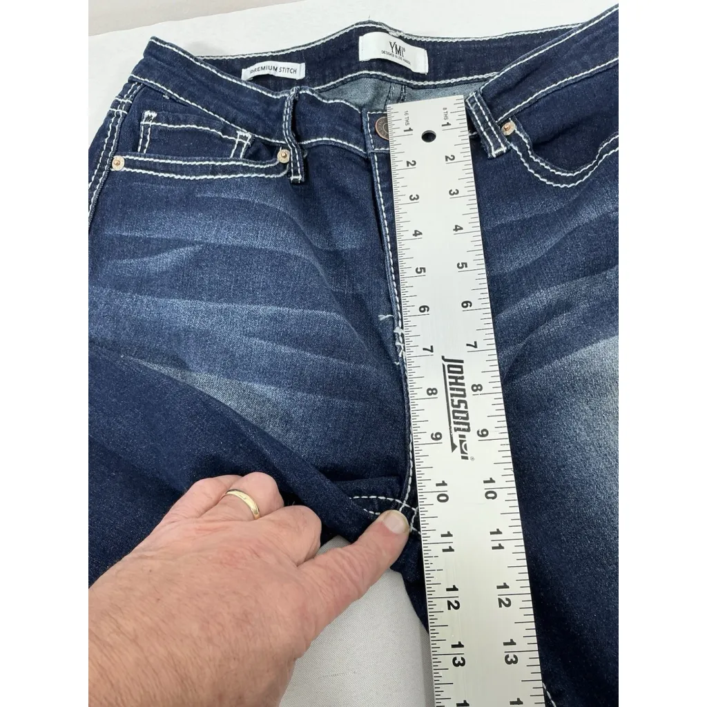 Womans Junior Excellent Condition YMI Premium Stitch Blue Jeans 13/31 0091/Z-2 - Image 7