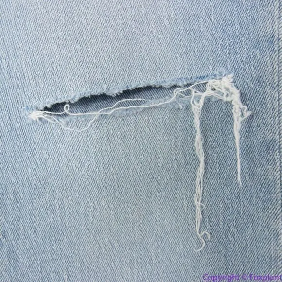 NEW Madewell High-Rise Slim‎ Crop Boyjean Dumas Wash Ripped Edition,  28 - Image 9