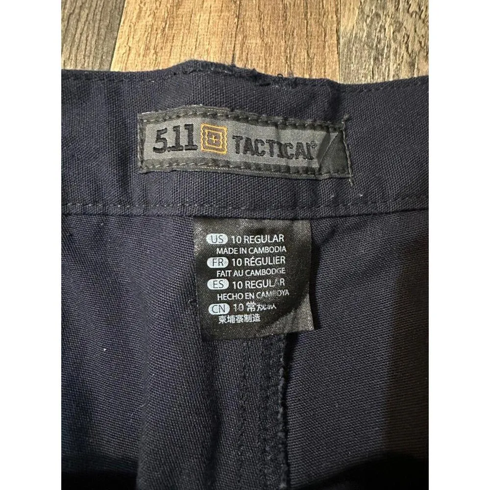 5.11 Women’s Tactical Taclite Cargo Pant Navy Blue Size 10 Regular 64358 New - Image 3