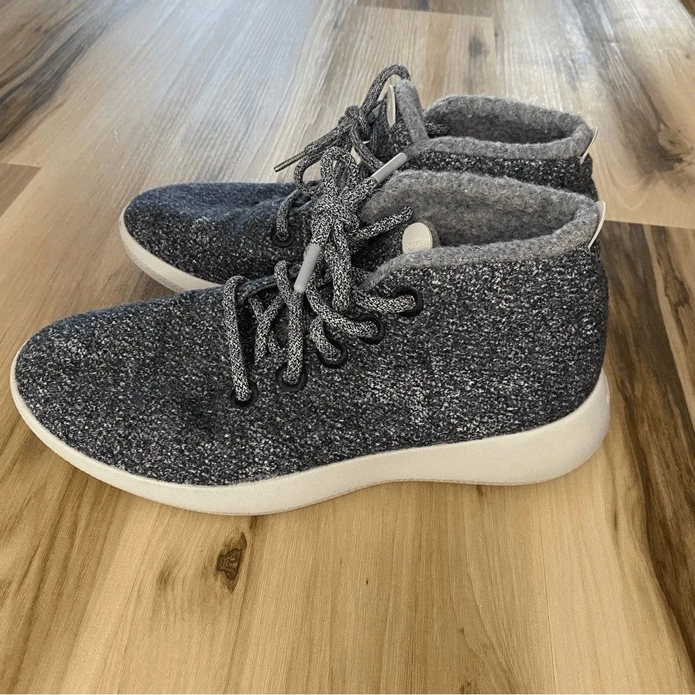 Allbirds Dappel Gray Hightop Mizzle Wool Runners Shoes - Image 2