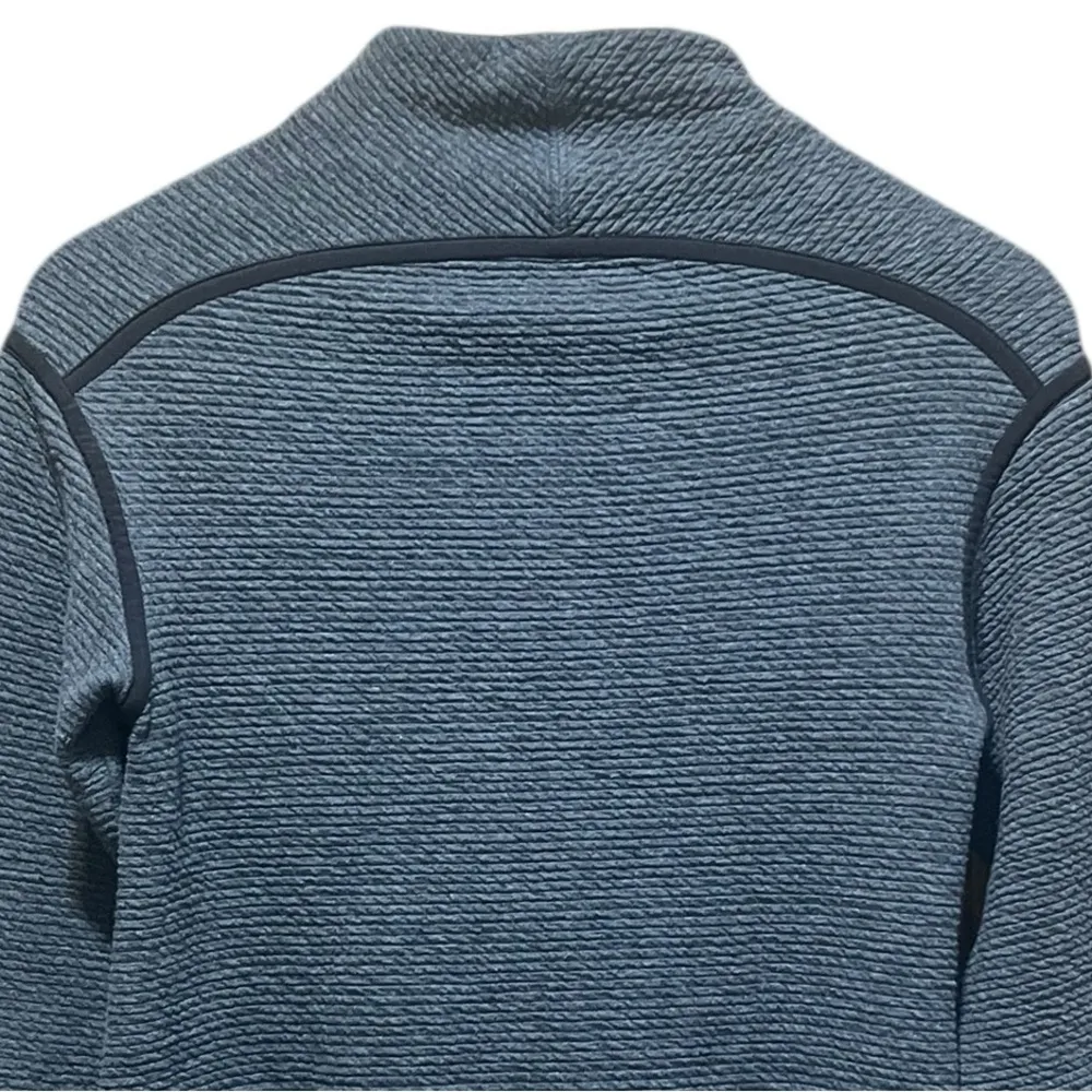 Lululemon On Repeat Mock Neck Sweatshirt Heathered Core Dark Grey Size 2 - Image 15