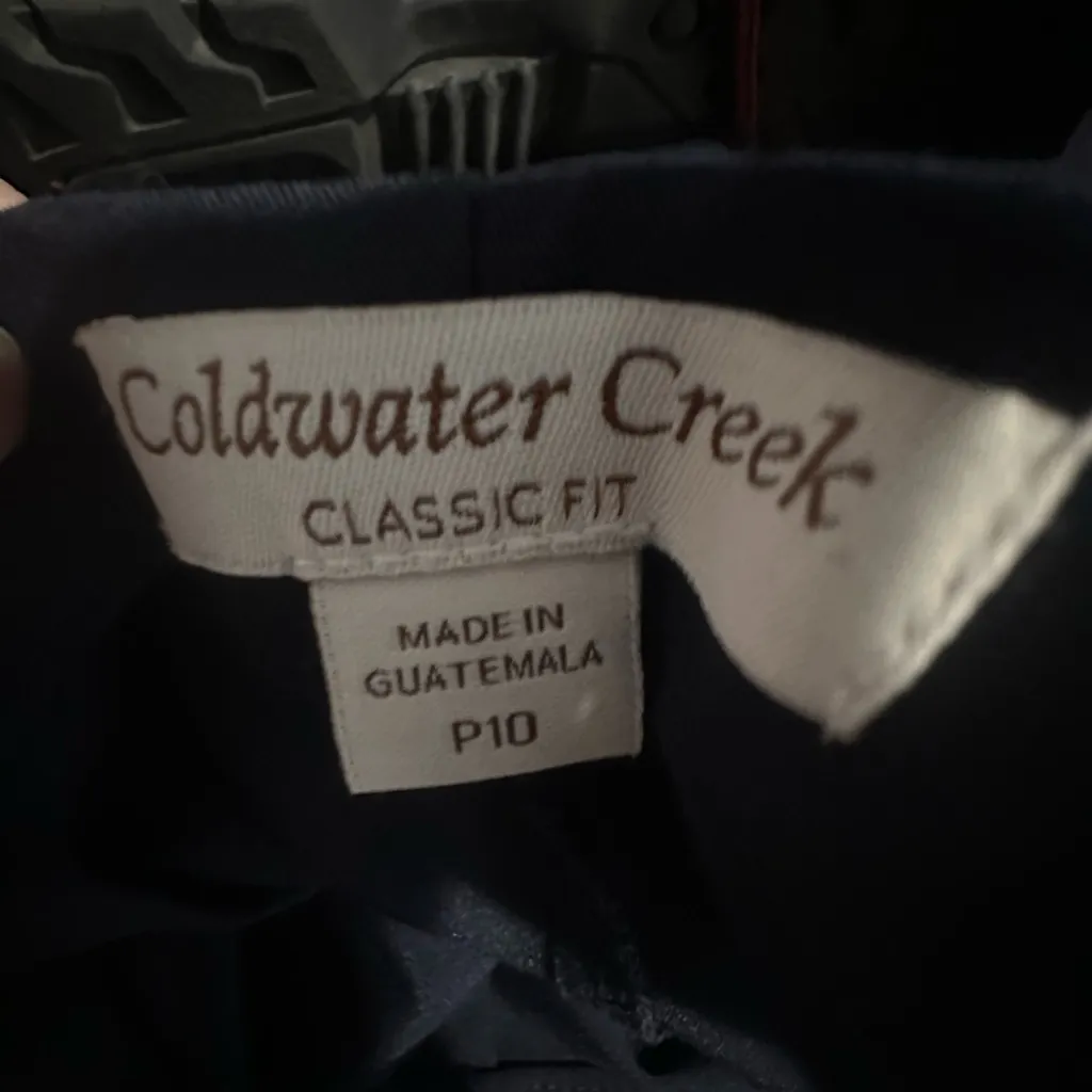 Coldwater Creek Classic Black Straight Leg Pants - Image 3