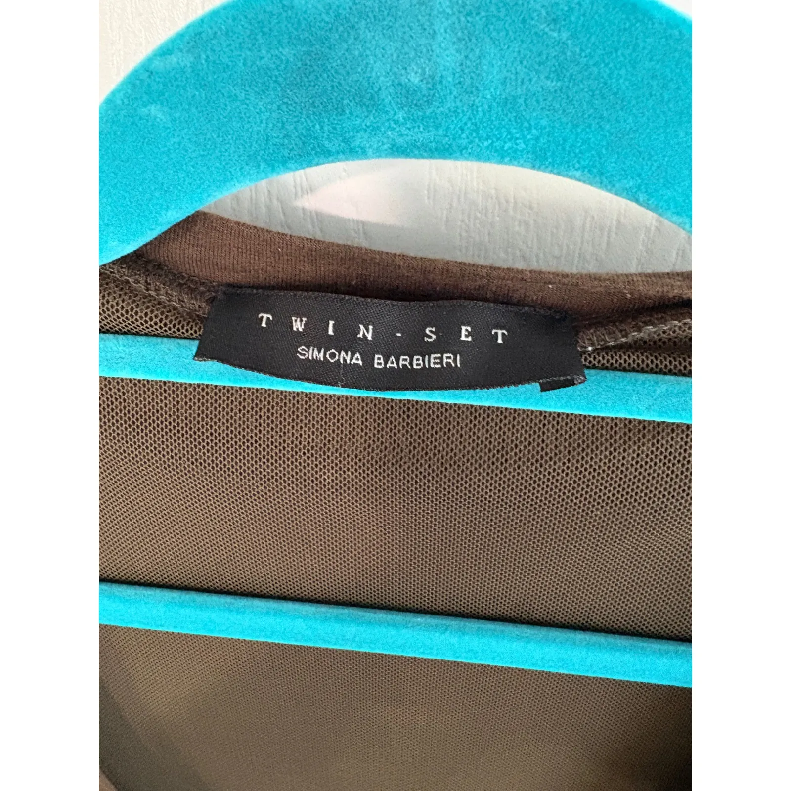 TWIN SET SIMONA BARBIERI Women Silver Sequin Star Tank Dress Olive Green Size L Size L - Image 4