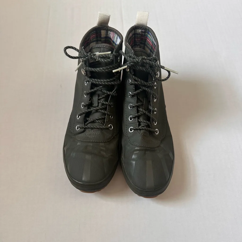 Keds scout splash twill green ankle boot size 8 - Image 3