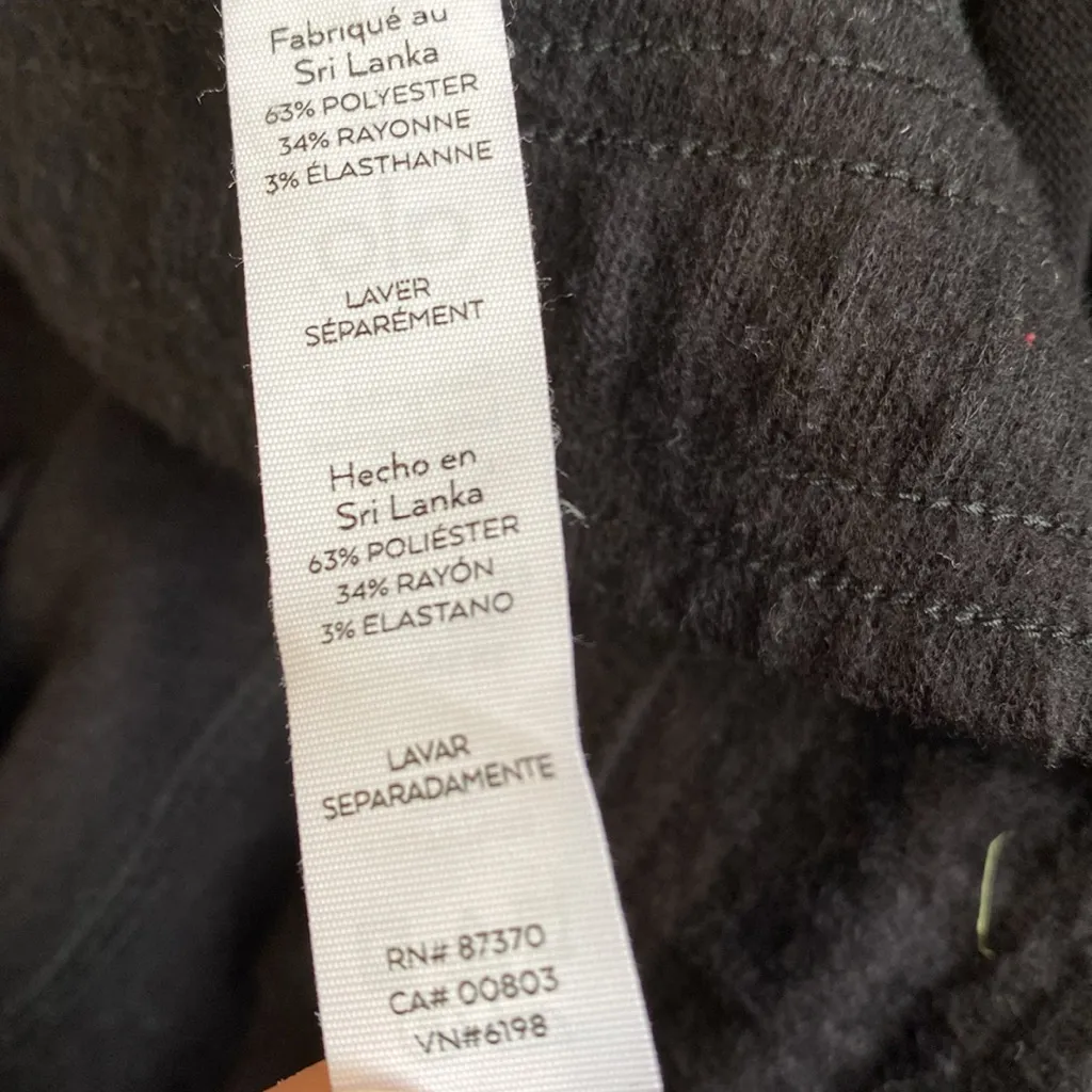 Alo Alolux Soho black jogger pants large - Image 8