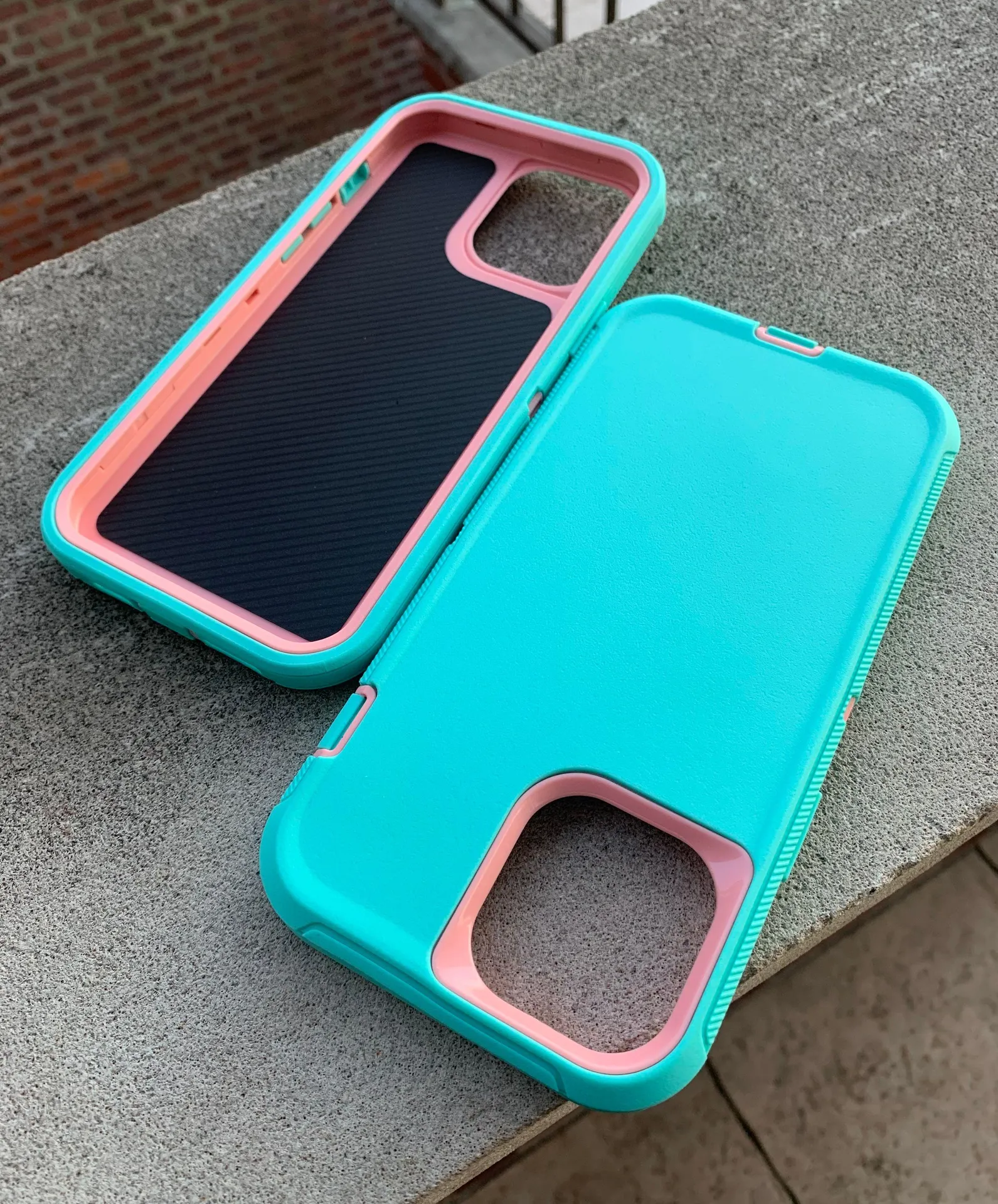 iPhone 12Pro Max Fashion Dual Layers Shockproof Defender Case - Image 6