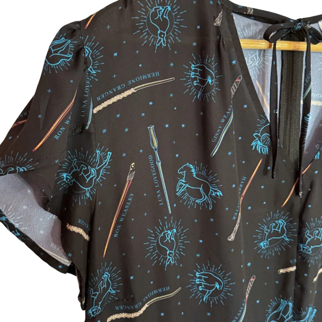 Unique Vintage Harry Potter Patronus Print Dress Limited Edition 1X/16 - Image 6