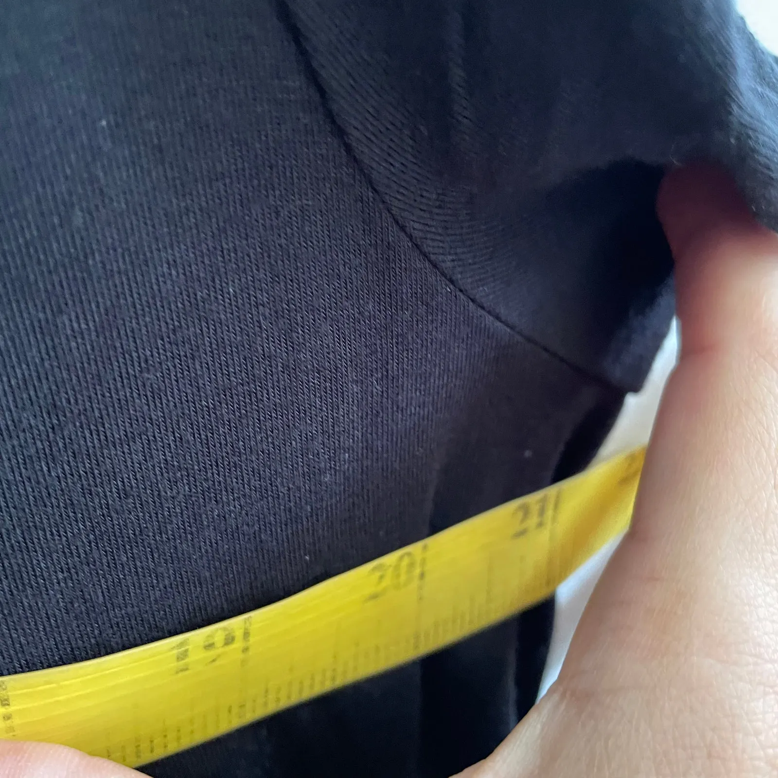 Black Short Sleeve Cardigan Knit Top‎ Vintage Gothic Minimalist Large - Image 5