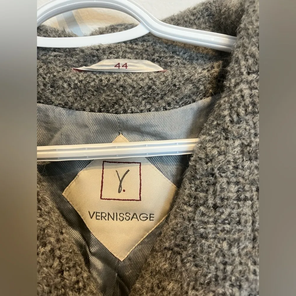 Vintage Vernissage hooded wool jacket. EUC. Gray Size undefined - Image 2