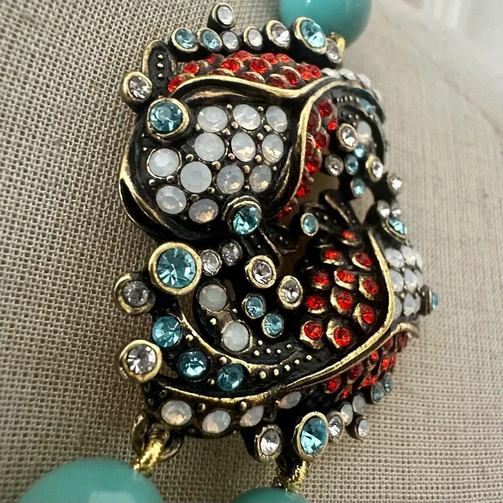 Heidi Daus Koi fish Necklace Blue - Image 3