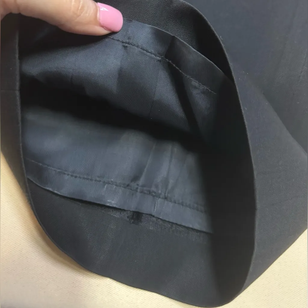 Brooks Brothers Dress Pants Womens 6P 100% Wool Black Fully Lined Trouser Office - Image 12