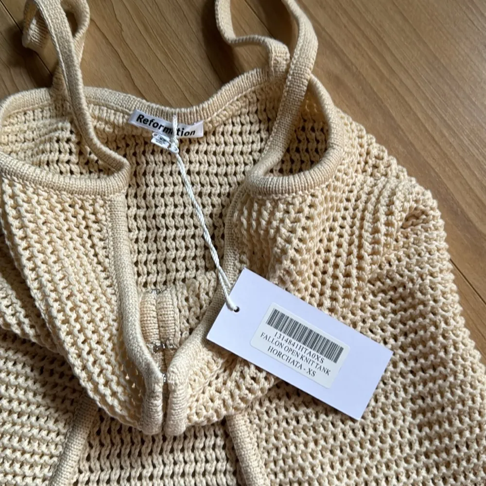 Reformation Fallon Open Knit Tank - Image 2