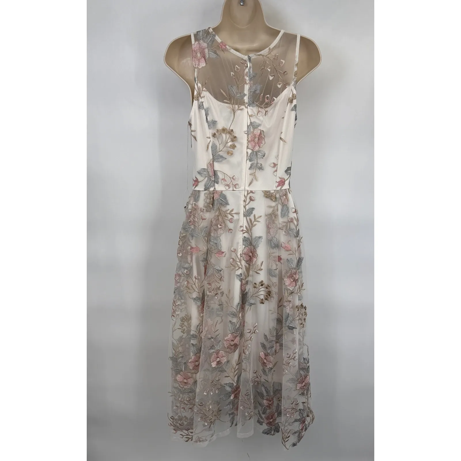 Adrianna Papell Coquette Ballet‎ Romantic Fairy Dress Womens 6 White NEW - Image 8