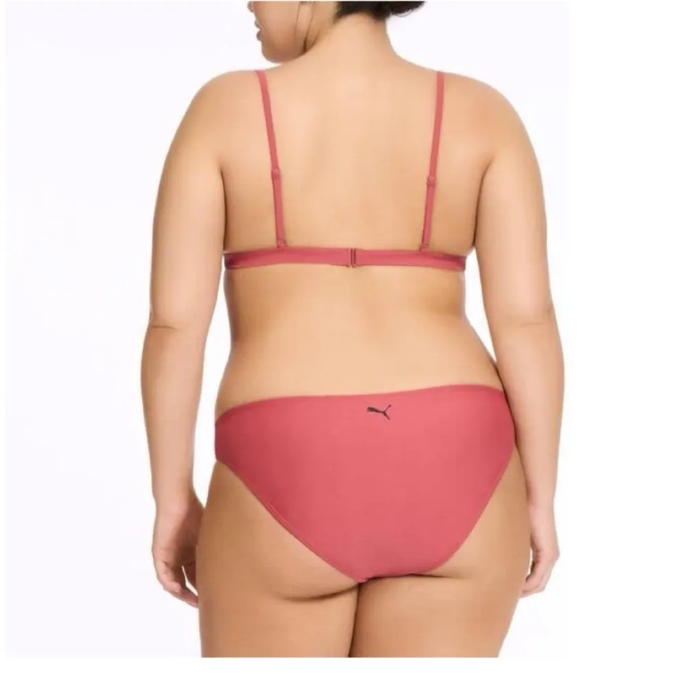 NWT PUMA Women's Triangle Bikini Top & Bottom Swimsuit Set - Image 4