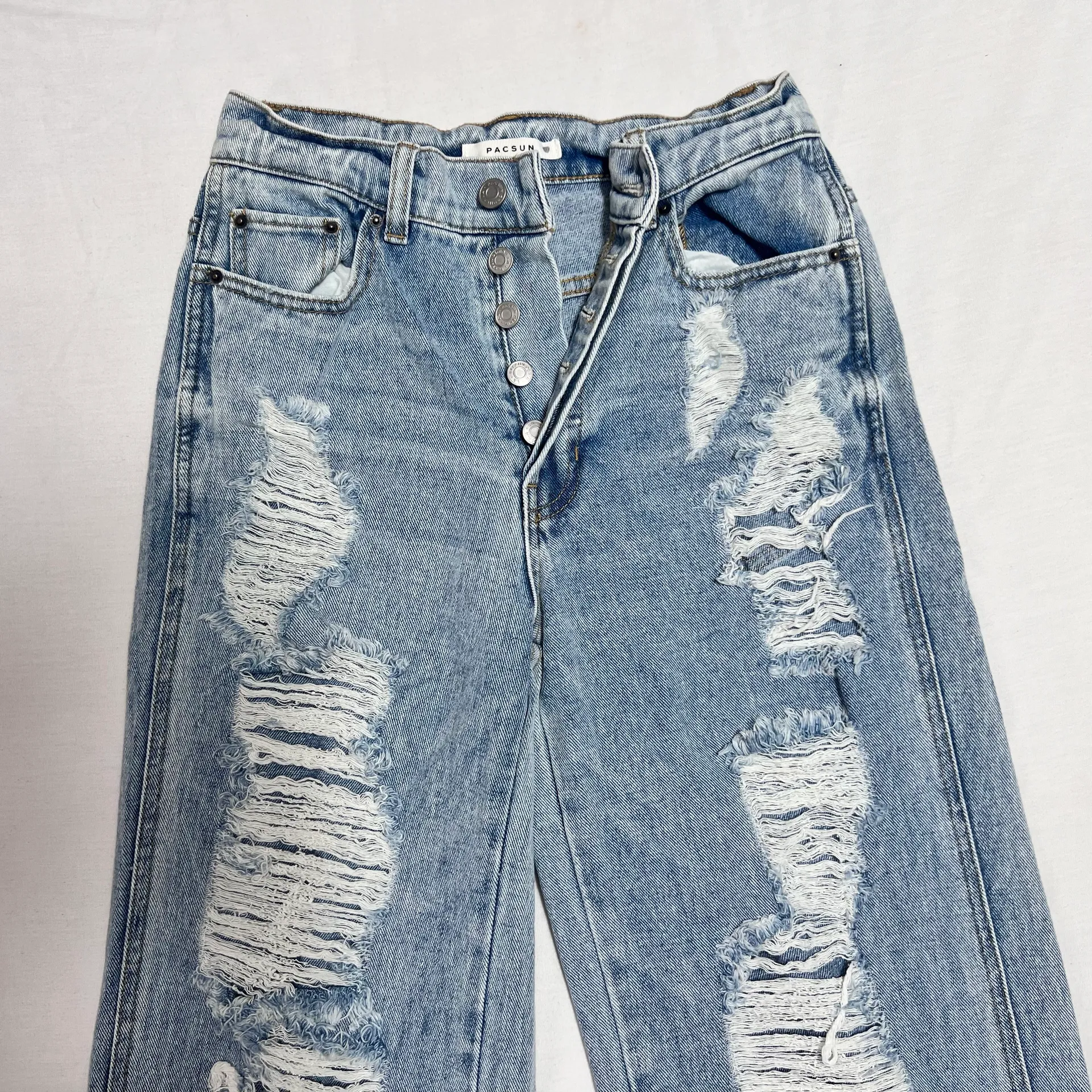 High Waisted Baggy Jeans - Image 3