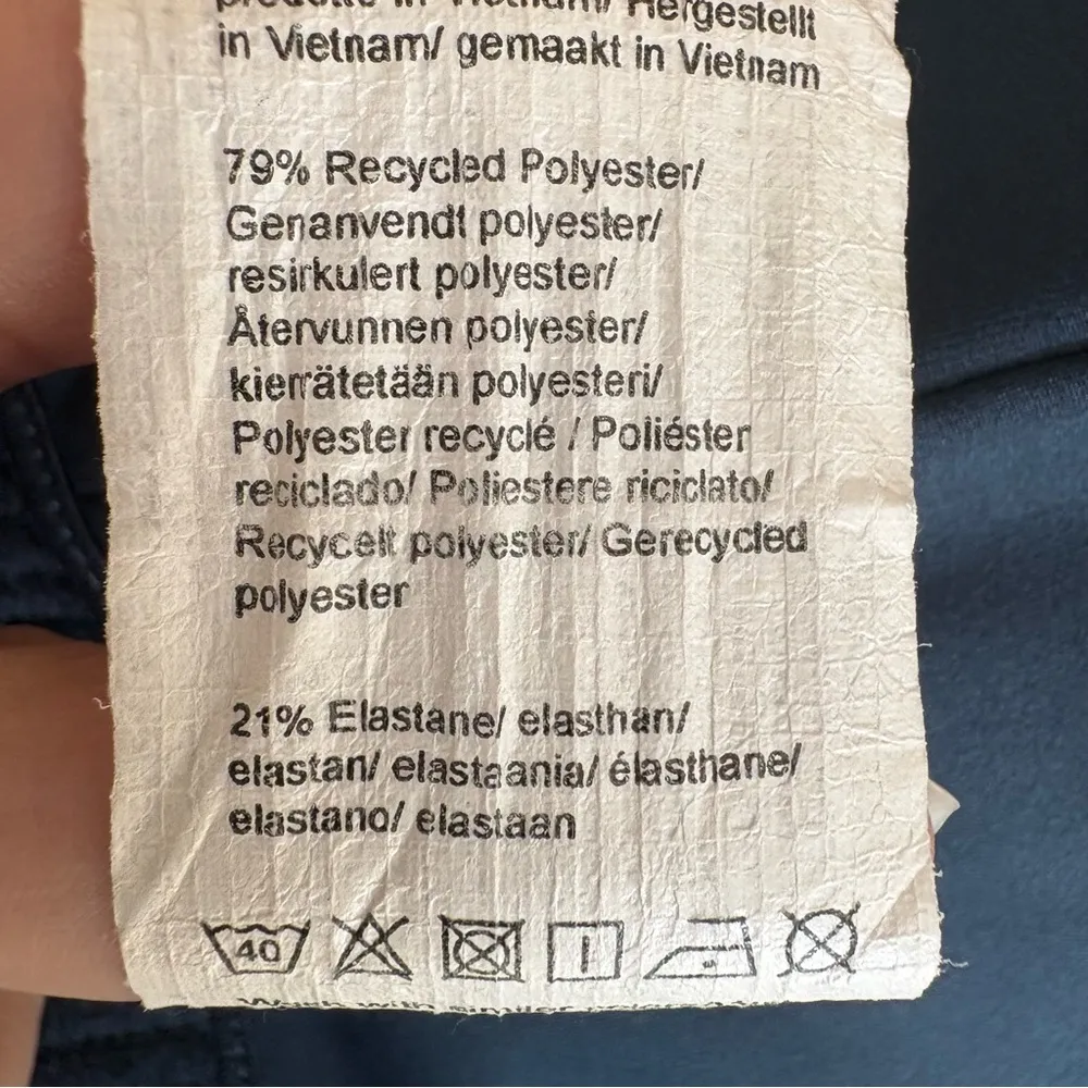 Girlfriend Collective Skyline Paloma Racerback Bra navy blue large - Image 8