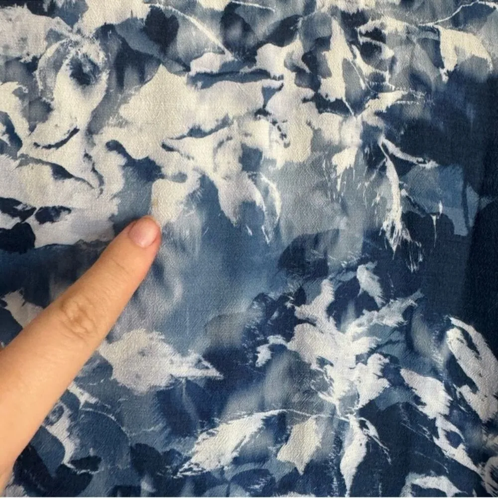 Madewell‎ Tie-Waist Mini Shirtdress in Floral Crepe Size: 6, NWT - Image 12