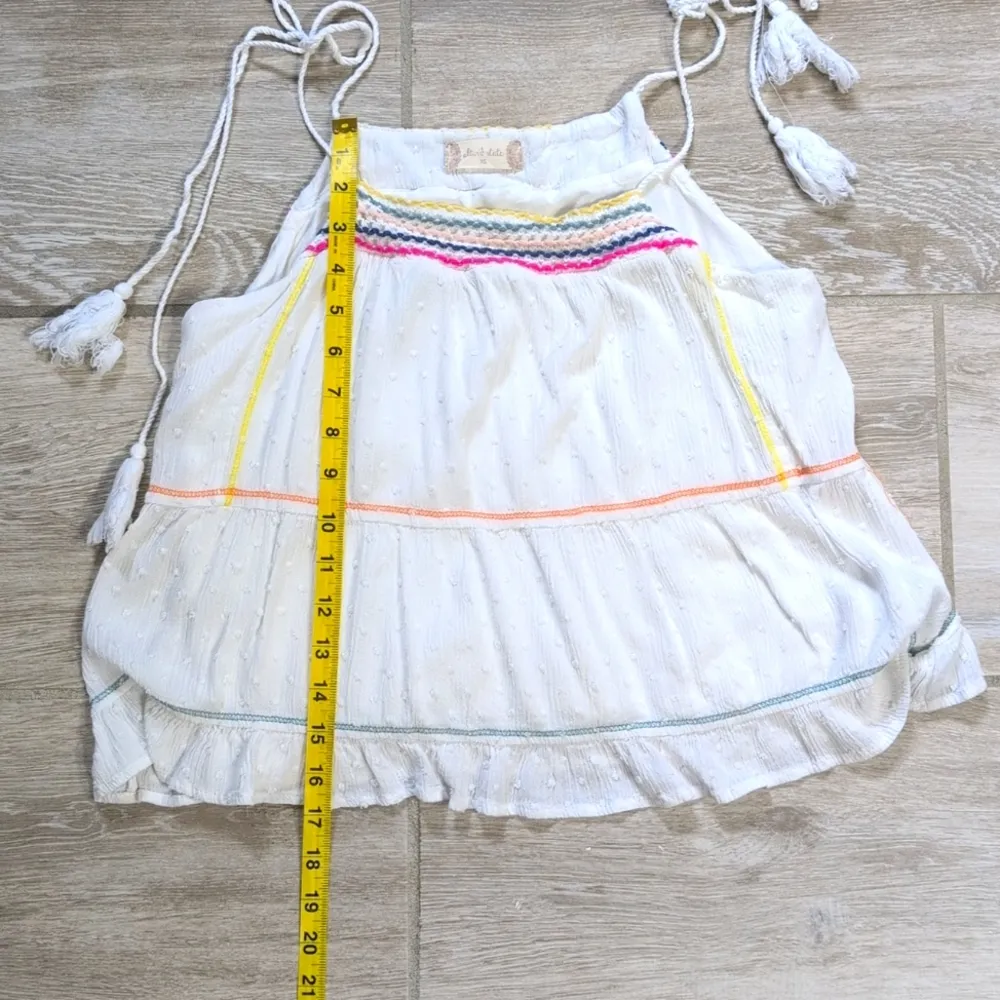 Altar'd State Tie Strap Flowy Sleeveless White Top - Image 10