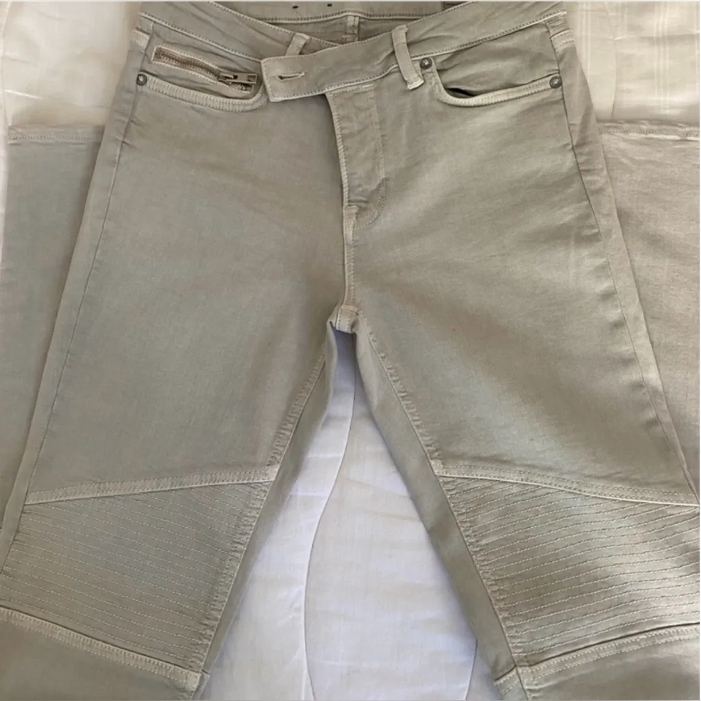 ALL SAINTS Biker Moto Skinny Jeans in Dive, Size 29 - EUC! - Image 7
