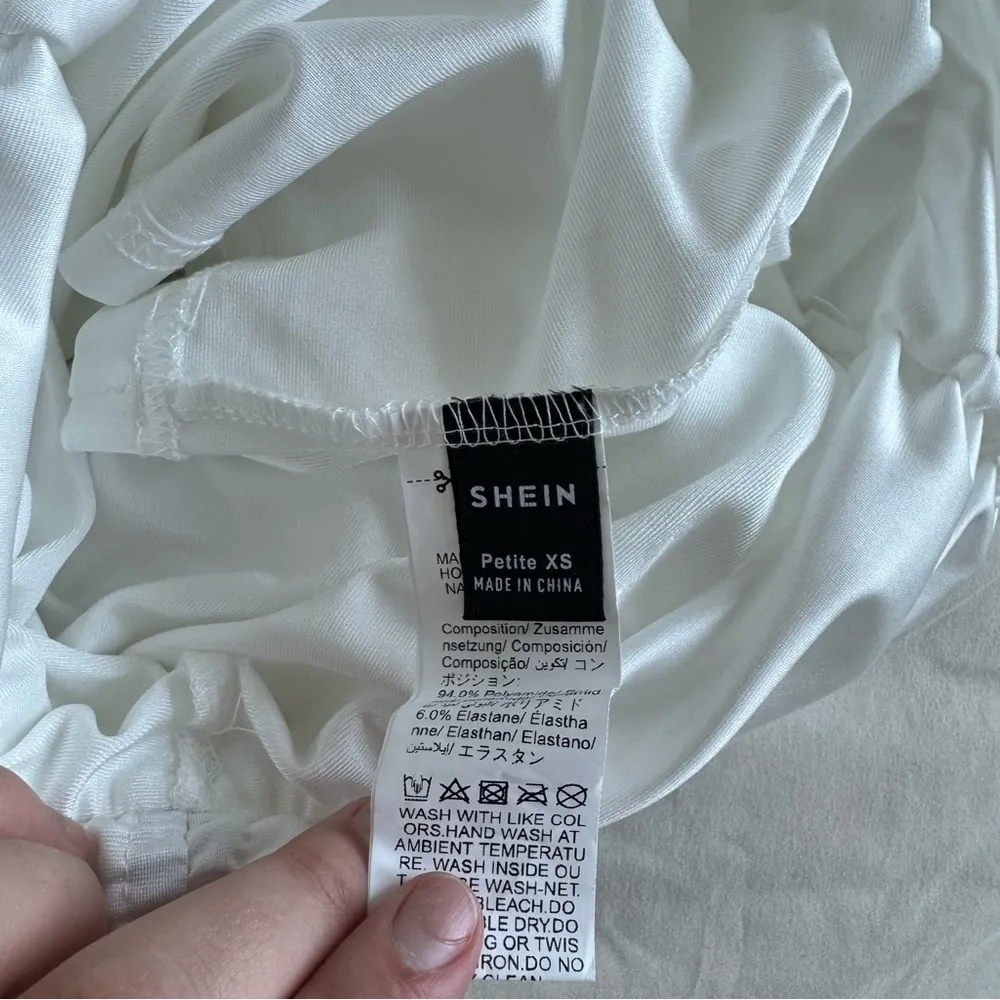 White Ruffle Mini Skort - Image 3