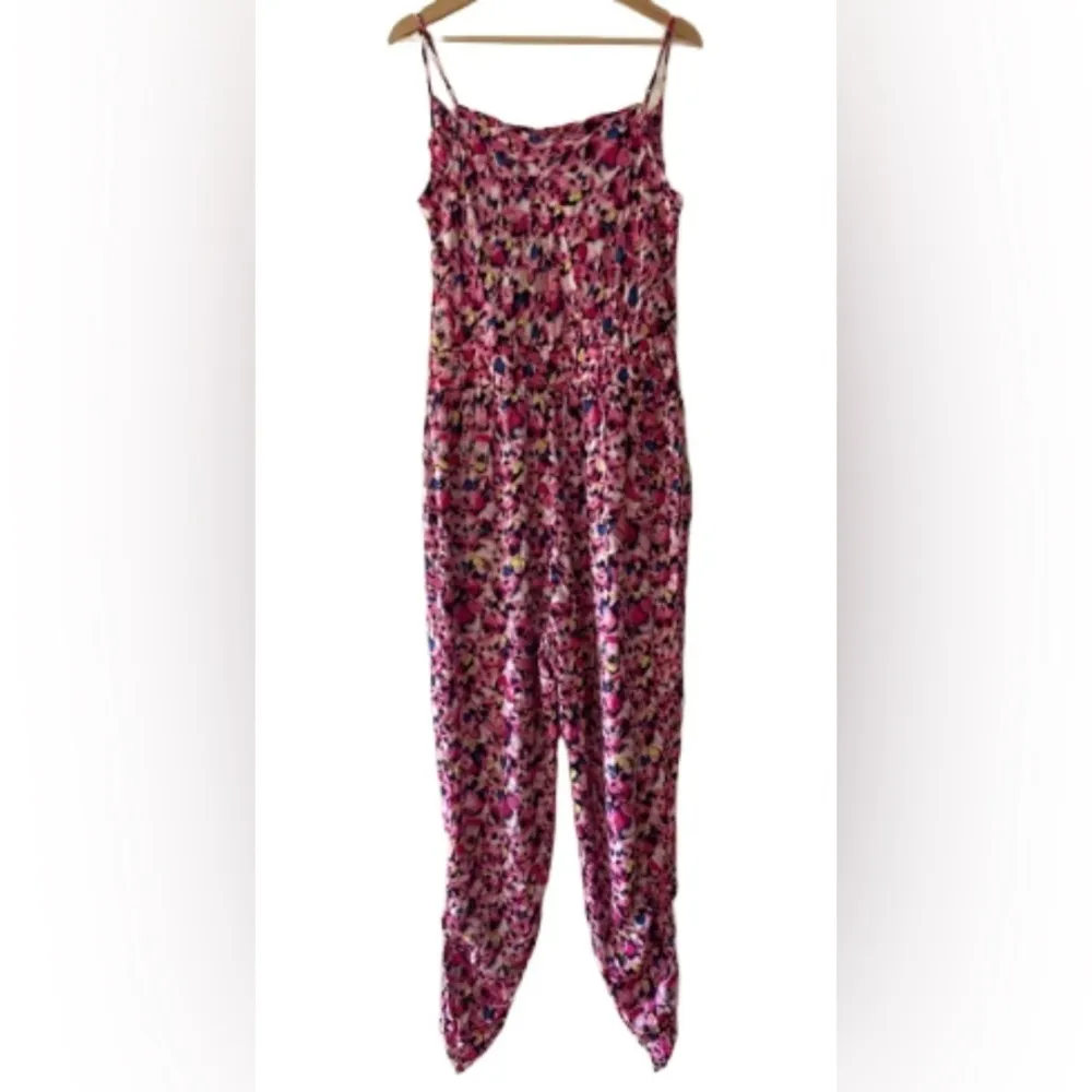Bar III‎ Pink Patterned Jumpsuit Size Large NWT - Image 2