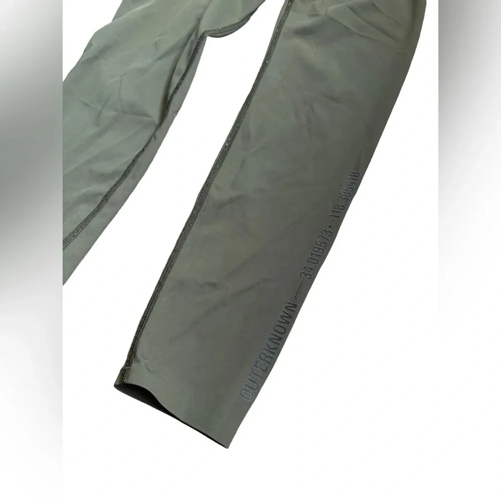 Outerknown Active Leggings Olive Women’s Size S - Image 6