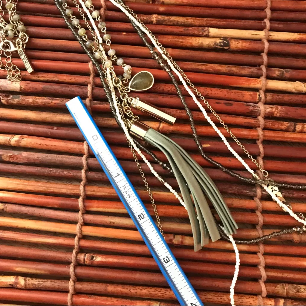 White House Black Market Multi Strand Convertible Necklace - Image 11