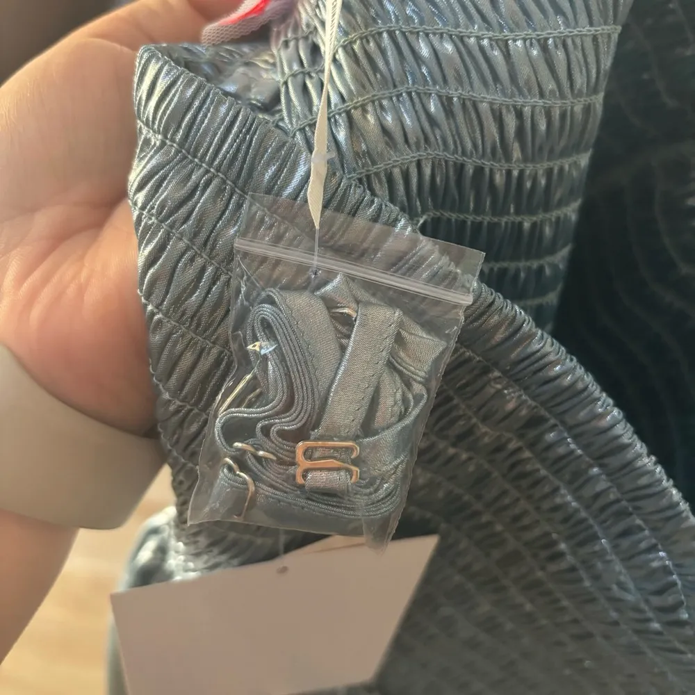 Free People Julie Metallic Jumpsuit - Image 10