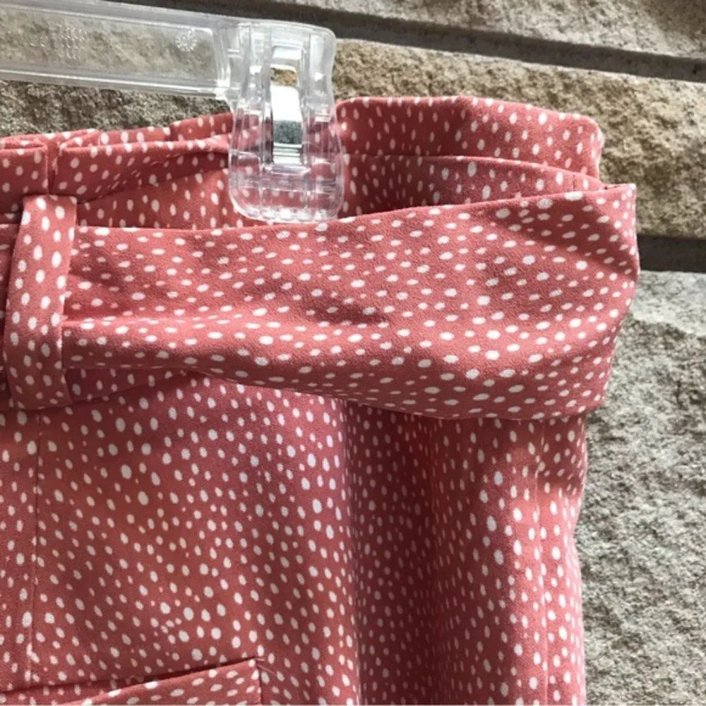 Torrid Tie Front Waist Pink Dot Shorts 12 barbiecore Barbie - Image 8