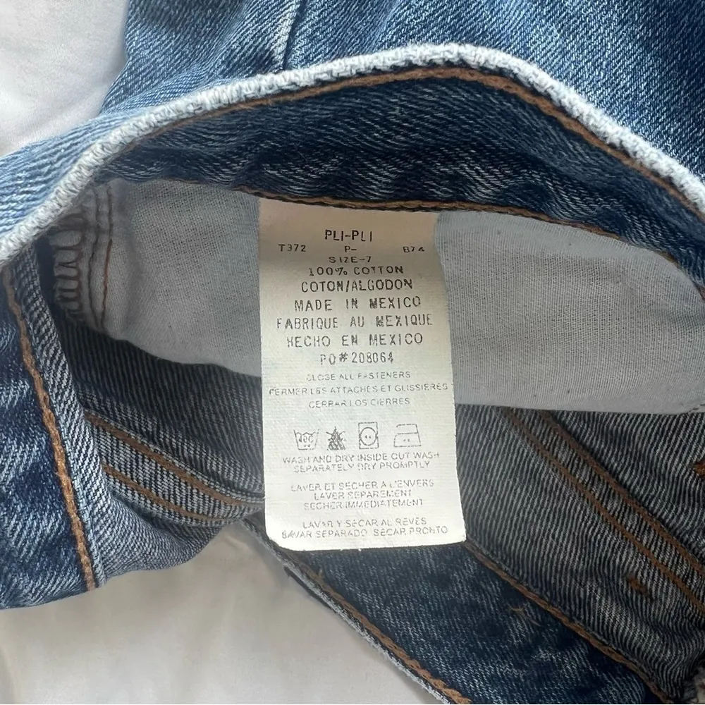 Tommy Hilfiger Vintage Tommy Jeans Y2K Denim Shorts Size 7 - Image 6