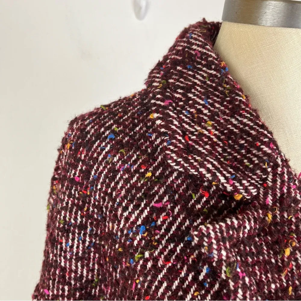 Ulla Johnson Helio Jacket in Maroon - Image 5