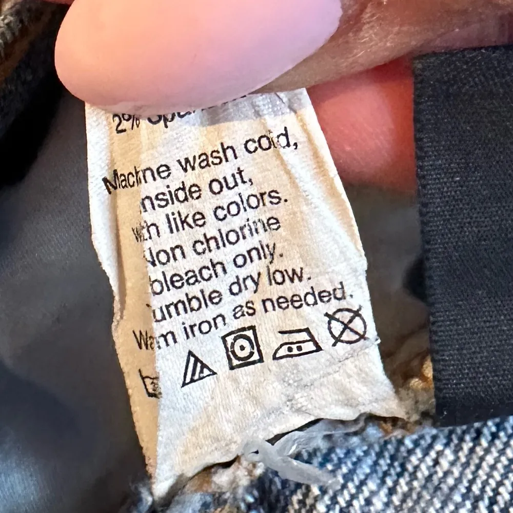 JCREW BLUE DENIM STRETCH SKINNY LEG MID RISE ACID WASH JEANS 30 - Image 8