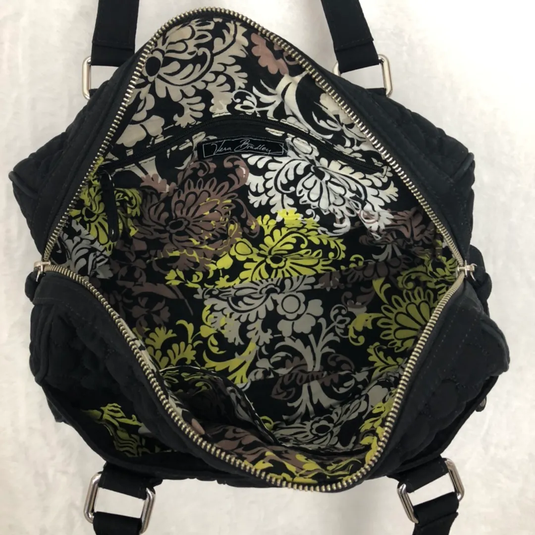 Vera Bradley Baroque Pattern Black Purse - Image 9