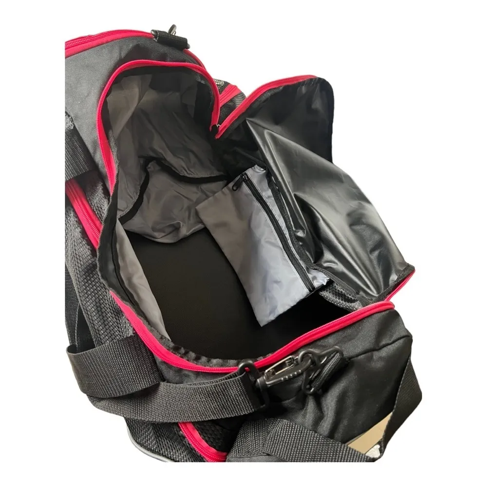 Adidas Black Pink Clima proof Duffle Athlete Bag - Image 12