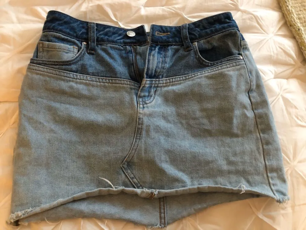 Multi color denim skirt - Image 3