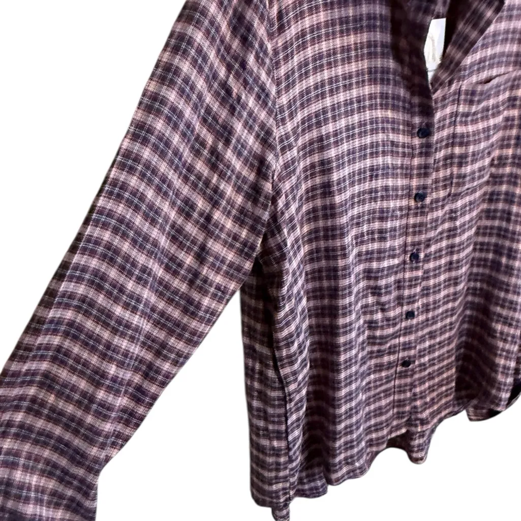 Beachlunchlounge Women’s Sz XL Whitney Shirt in Red Pear New NWT - Image 3