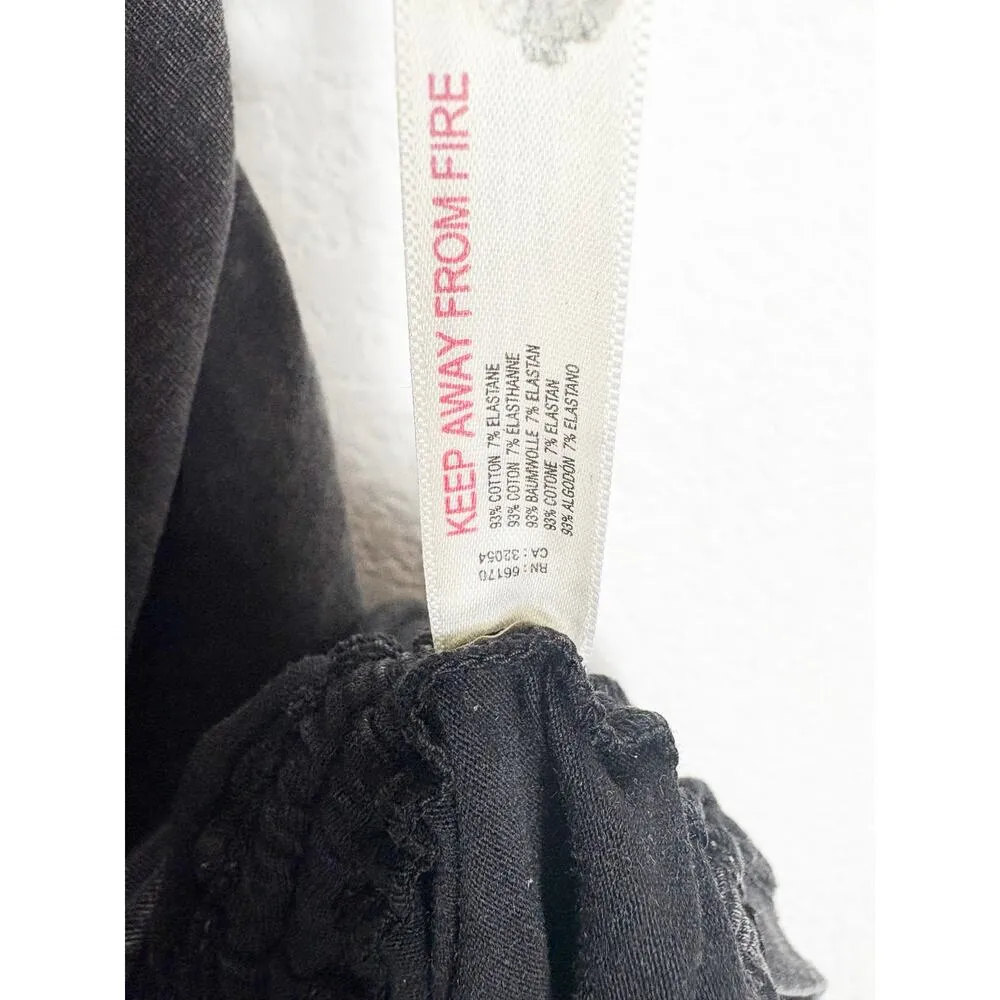 Anthropologie Daily Practice Sleeveless Ruched Mini Dress Medium Faded Black - Image 5