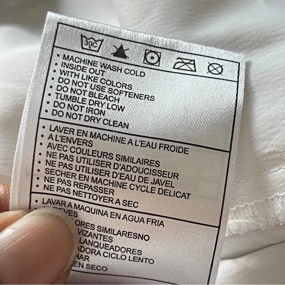 NIKE GOLF | White DriFit Full Coverage Mini Skort Sz 4 - Image 4