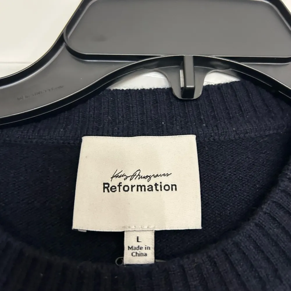 Reformation x Kacey Musgraves Natalie Short Sleeve Wool Sweater - Image 3