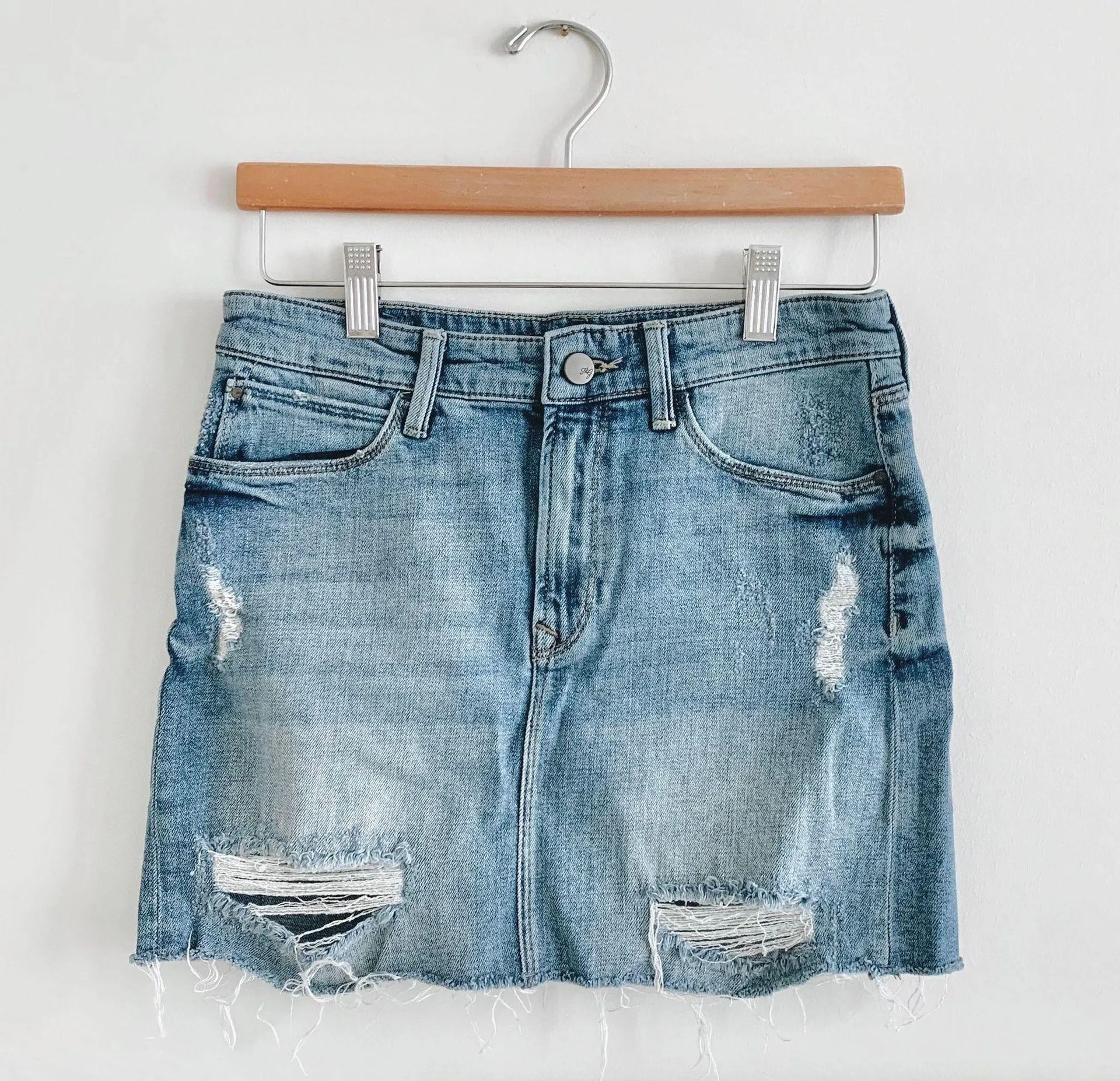 Denim Skirt Blue Size XS - Image 3
